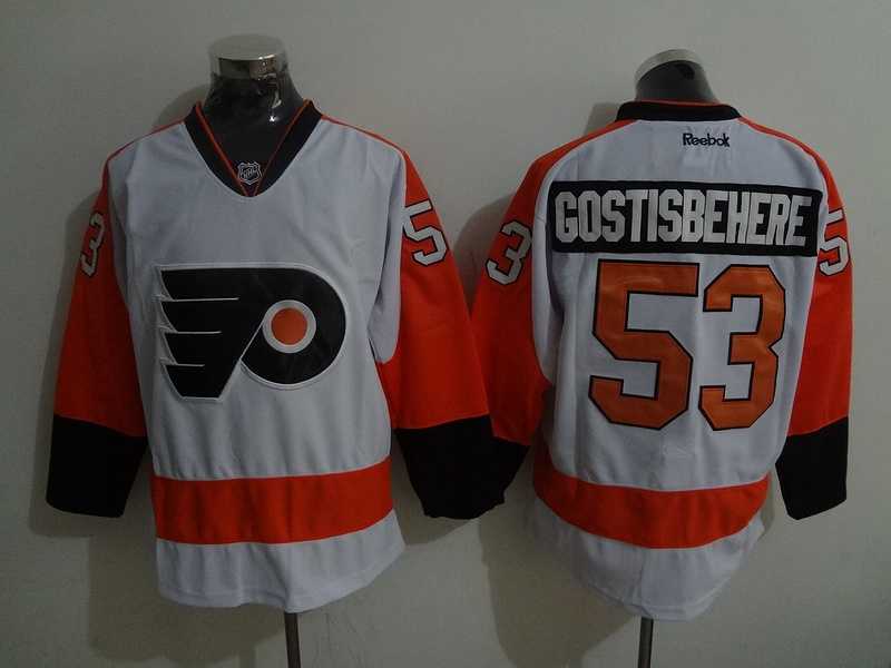 Philadelphia Flyers #53 Gostisbehere White Stitched Jersey,We sell and wholesale Philadelphia Flyers #53 Gostisbehere White Stitched Jersey on line form chian!